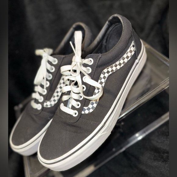 Vans Other - Vans Black and White Sneakers with Canvas Upper